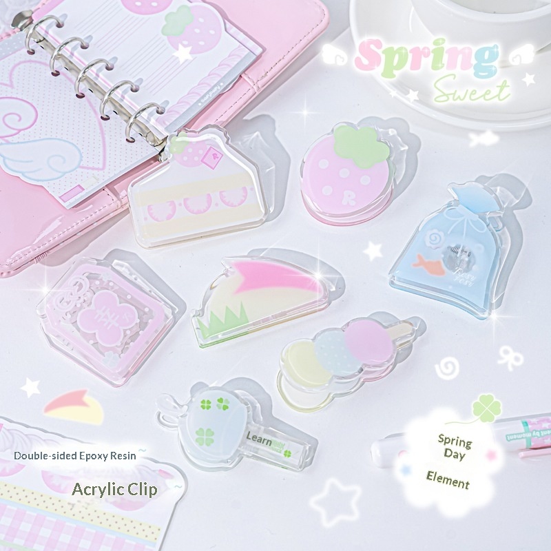 RosyPosy Clip in Acrilico Tras - Binder Clip Assorted recensione e prezzo