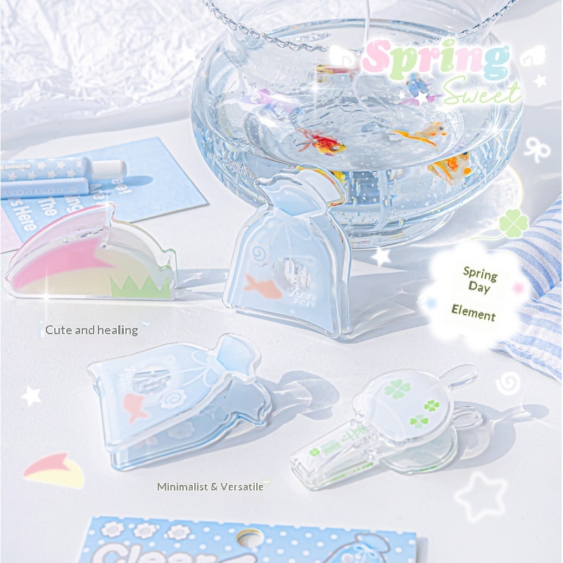 RosyPosy Clip in Acrilico Tras - Binder Clip Assorted recensione e prezzo