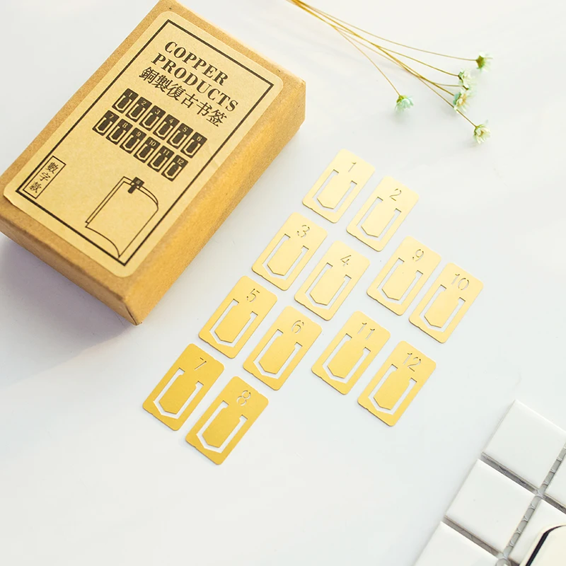 12 pz/lotto segnalibro Vintage - Stationery Office And School Supply Stores recensione e prezzo