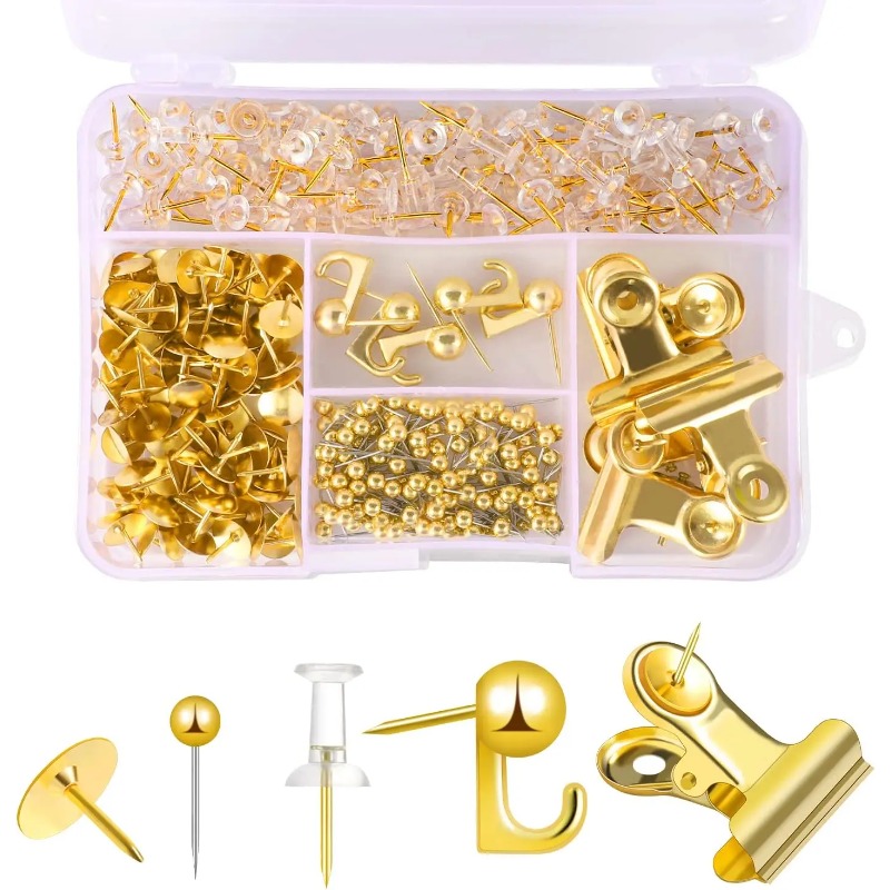 310 pz Push Pins Set raccoglit - Binder Clip Assorted recensione e prezzo